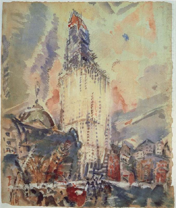 Marin, John Woolworth Building china oil painting image